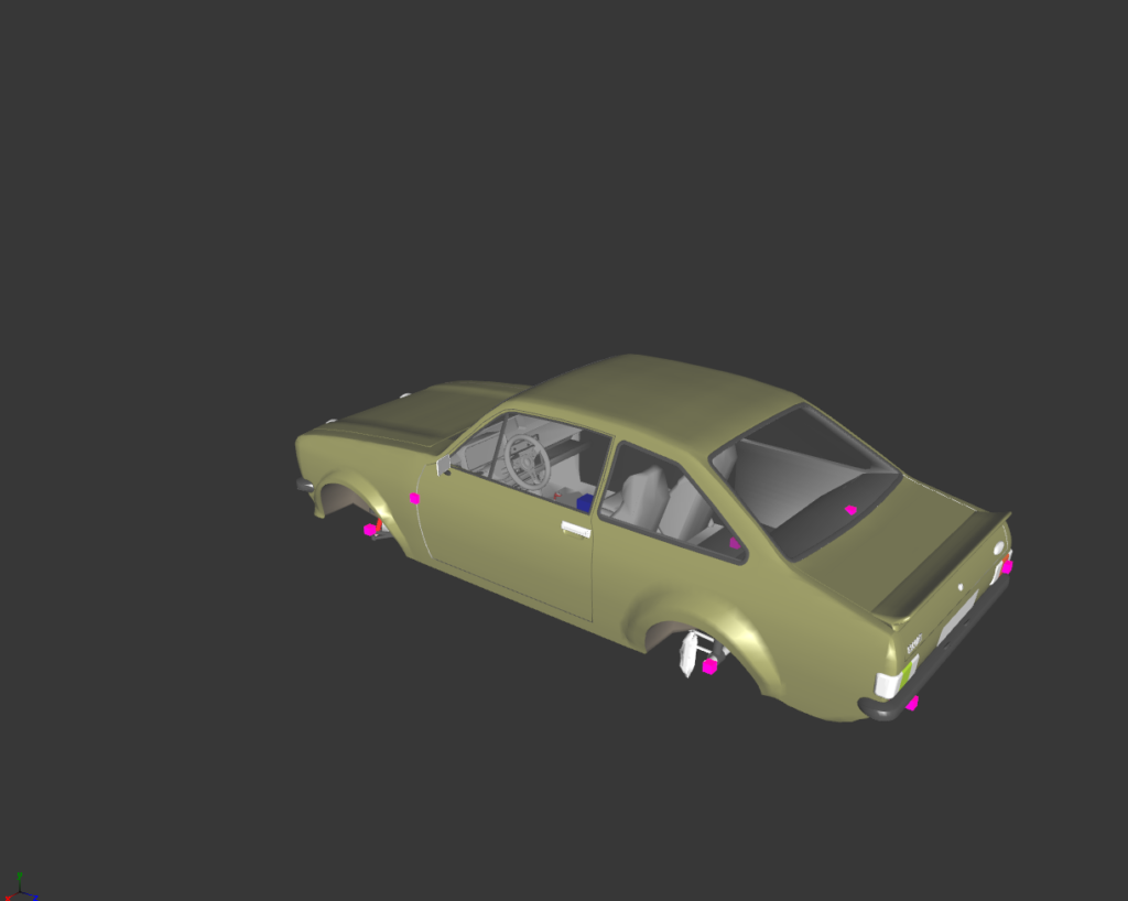 Ford Escort MK.2 3d