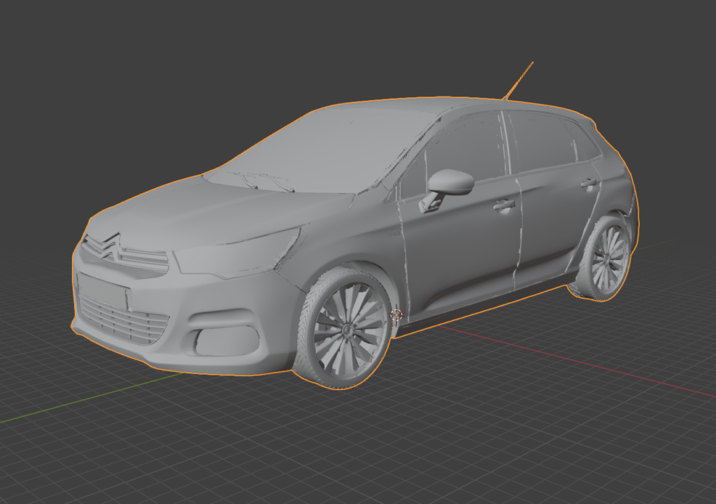 C4 2011 Europeu Modelo 3d